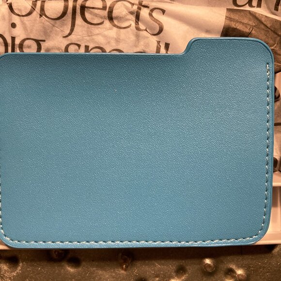 NEW Nik Bentel Untiled Folder Wallet Blue - Picture 2 of 4